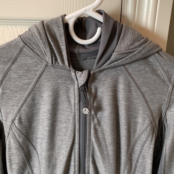 Lululemon Grey Zip Up - Picture 2 of 6